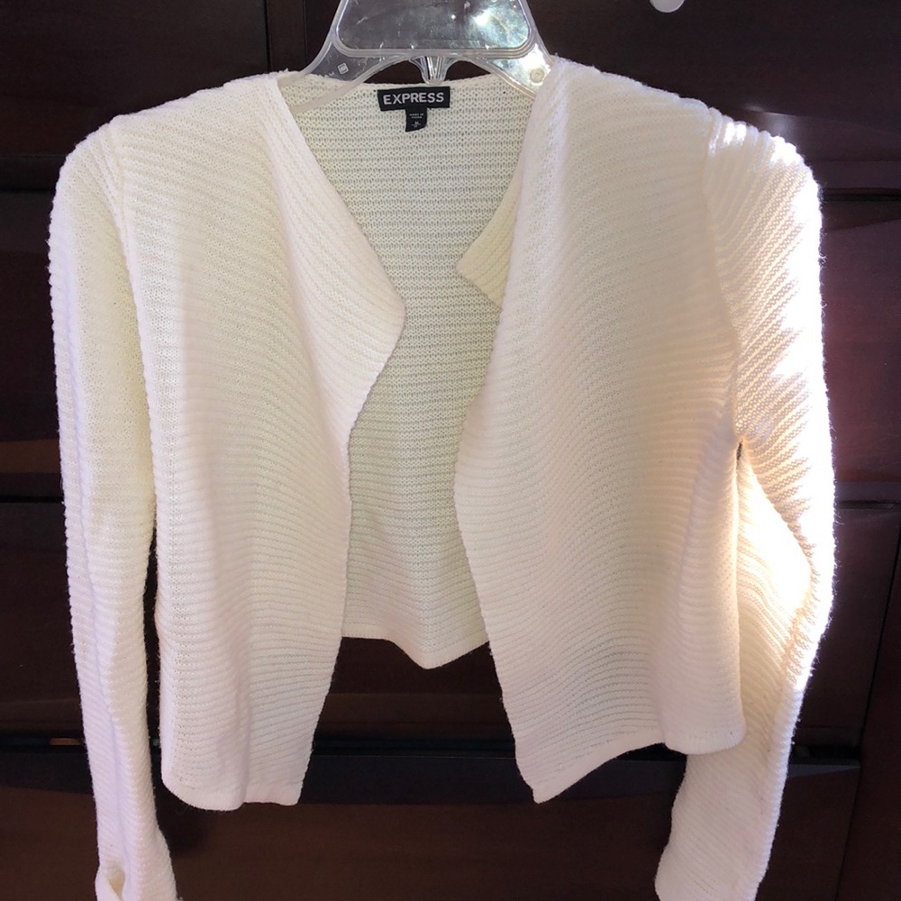 Express sweater. Cream colored women’s size medium